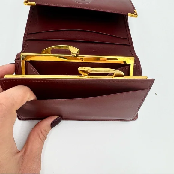 Cartier Burgundy Wallet - Picture 3 of 9
